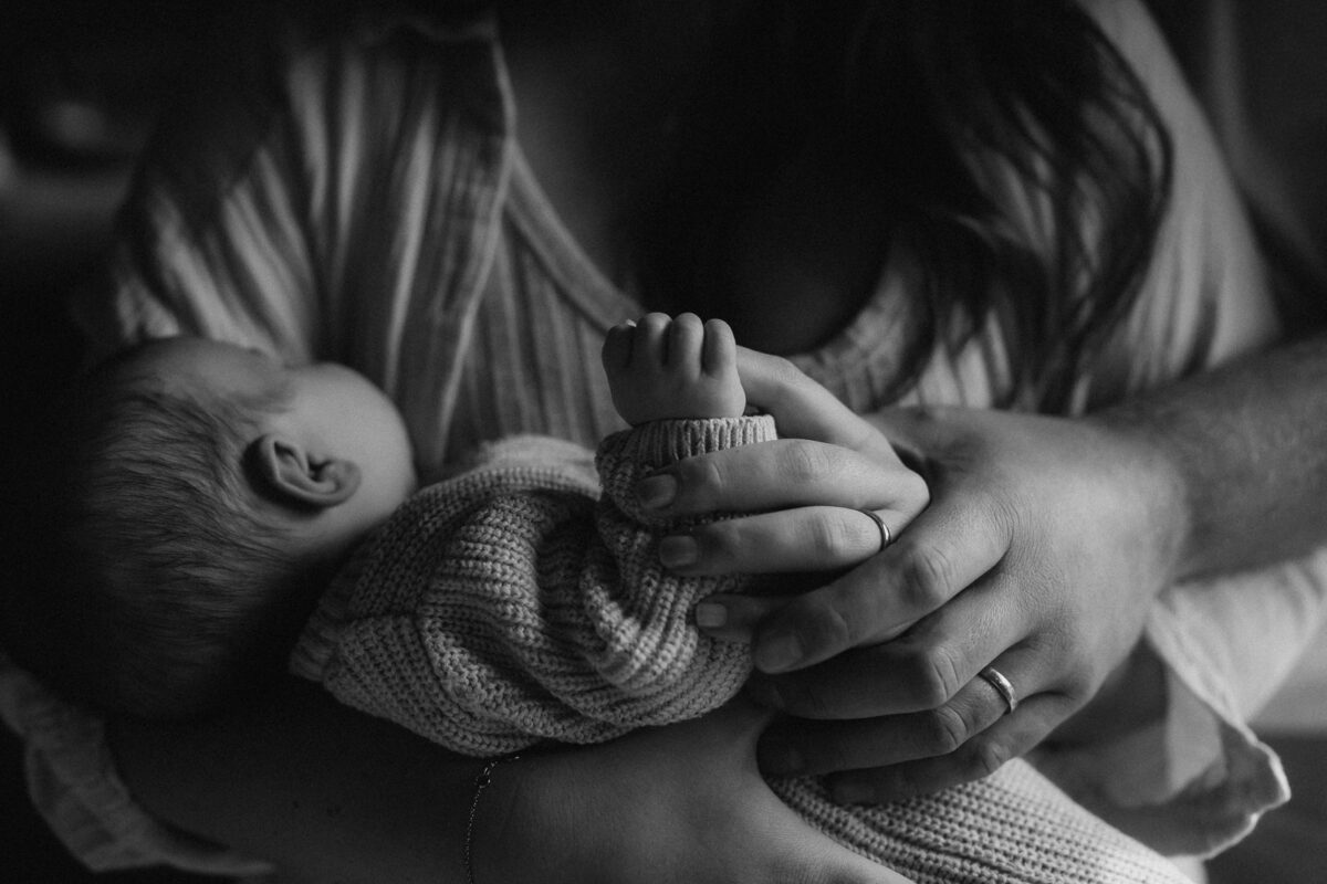 Baby Detail Fotos bei Familienshooting