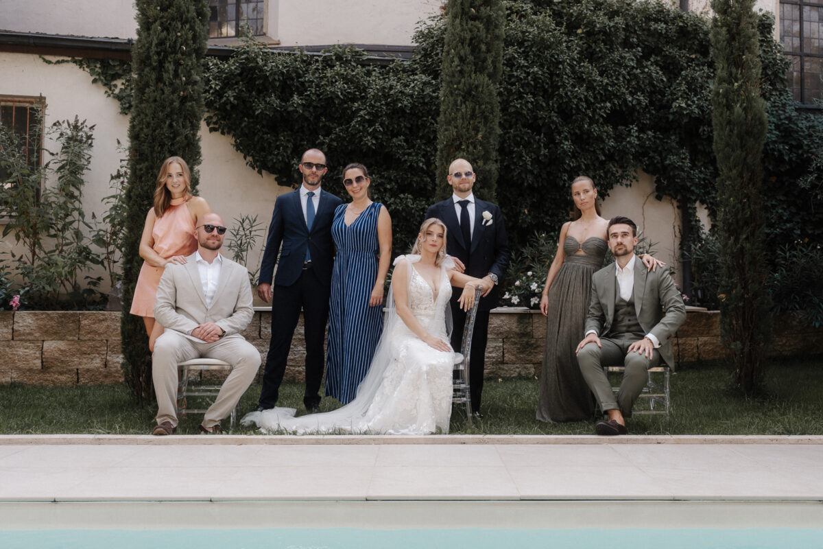 Moderne Gruppenbilder im Morrhof Großkarlbach