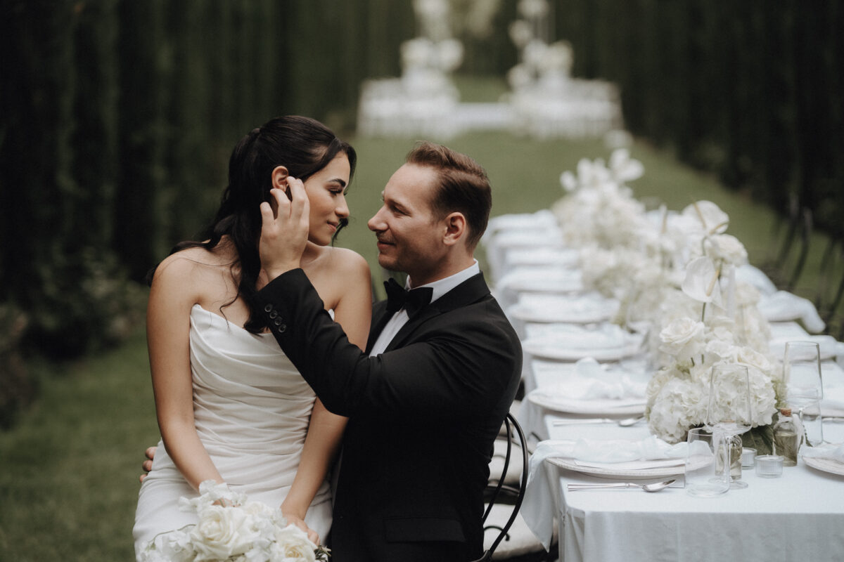 Fine Art Hochzeitsreportage in der Zypressenallee Weingut Mussler