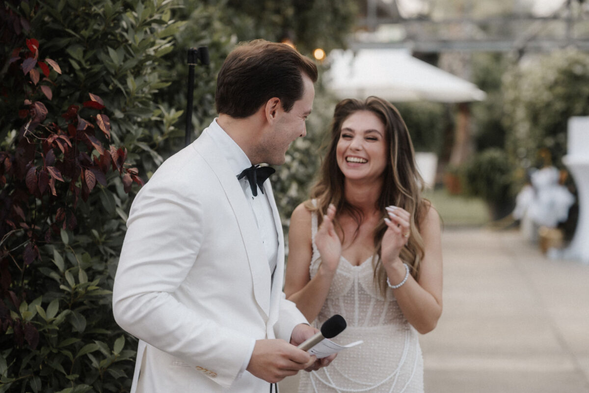 Moderne Hochzeit im Glashaus bei Dächer Events Karben