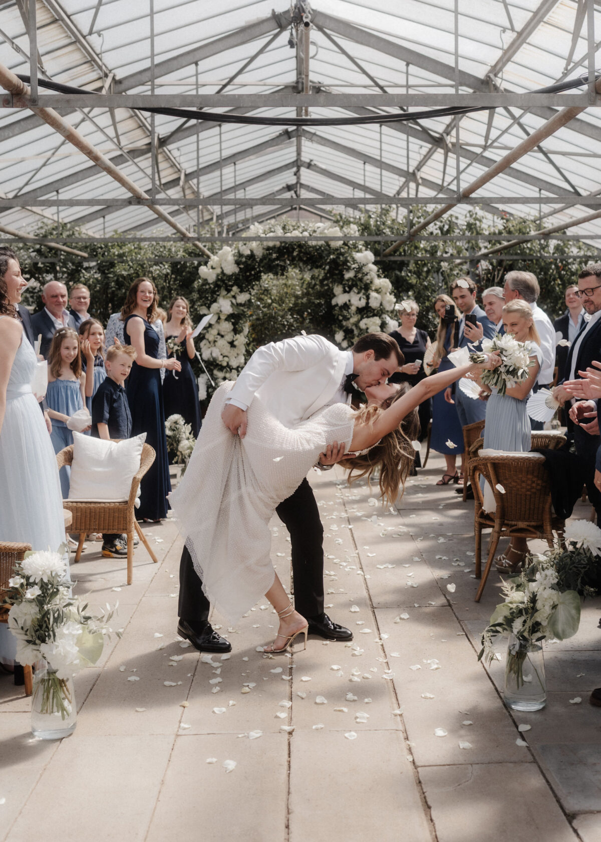 Fine Art Hochzeitsfotografie im modernen Gewächshaus